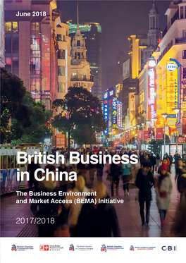 The Business Environment and Market Access (BEMA) Initiative