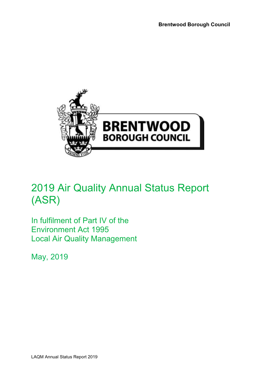 Brentwood Borough Council 2019