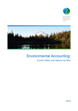 Environmental Accounting: Current Status and Options for Sais