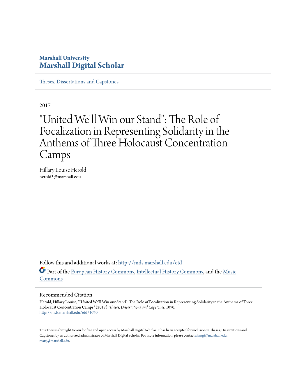 "United We'll Win Our Stand": the Role of Focalization in Representing
