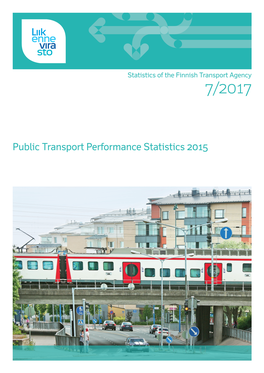 Public Transport Performance Statistics 2015