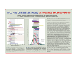 IPCC AR5 Climate Sensitivity “A Consensus of Contraversies”