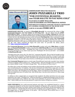 John Pizzarelli Trio