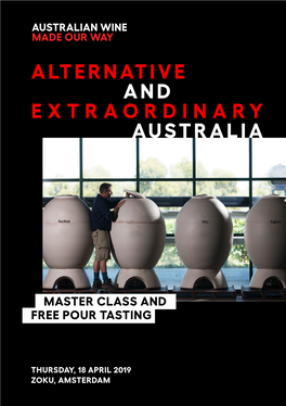 Download the Tasting Booklet for Amsterdam