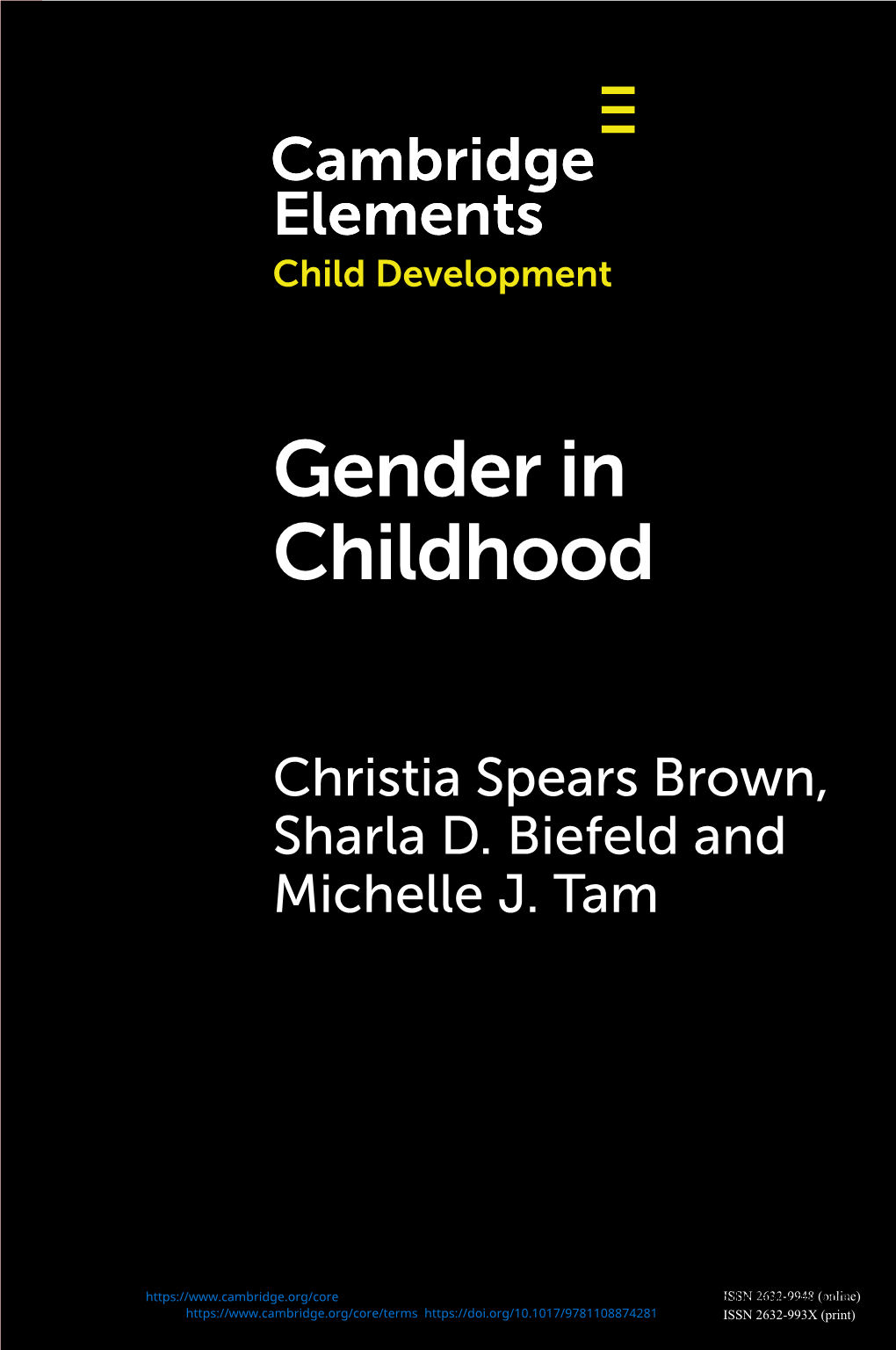 Gender in Childhood