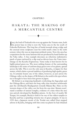 Hakata: the Making of a Mercantile Centre 