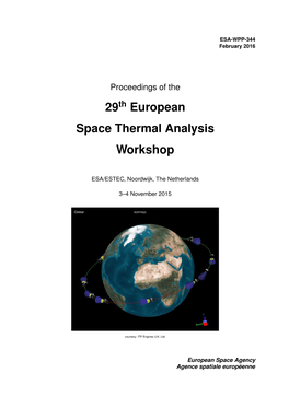 29 European Space Thermal Analysis Workshop