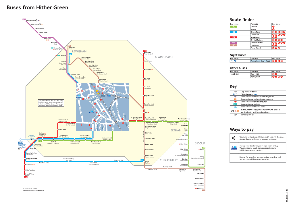 Buses from Hither Green