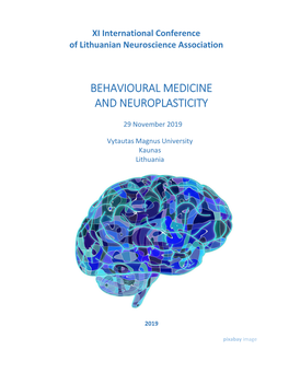 Behavioural Medicine and Neuroplasticity