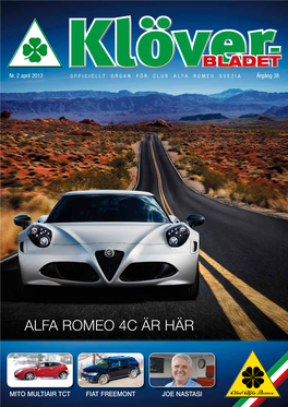 Bladet Alfa Romeo 4C Är