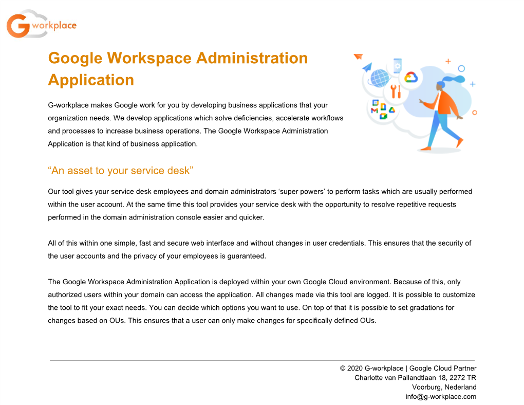 Google Workspace Administration Application