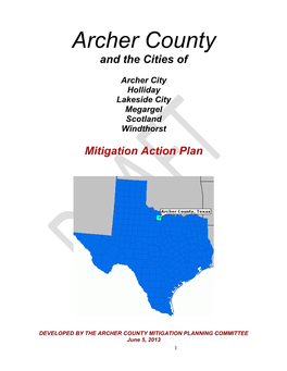 Archer County Map 2014