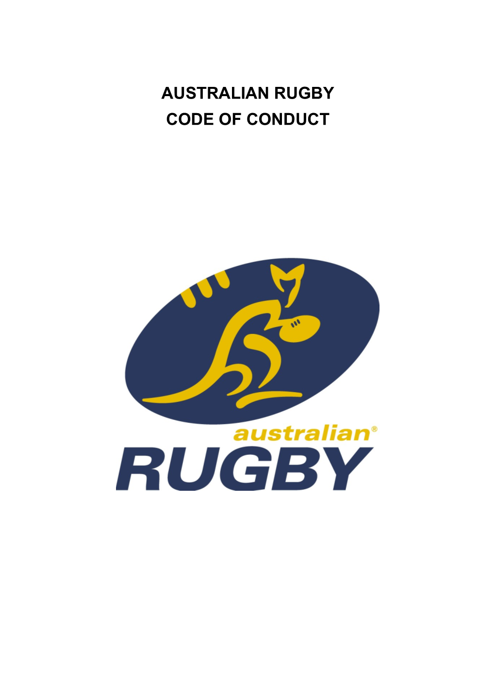 Australian Rugby Code of Conduct