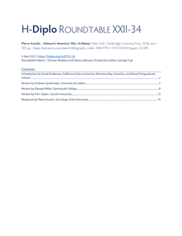 H-Diplo ROUNDTABLE XXII-34