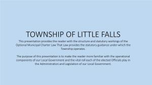 Optional Municipal Charter Law Presentation