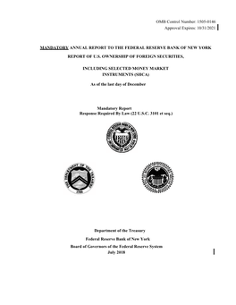 10/31/2021 Mandatory Annual Report to the Federal