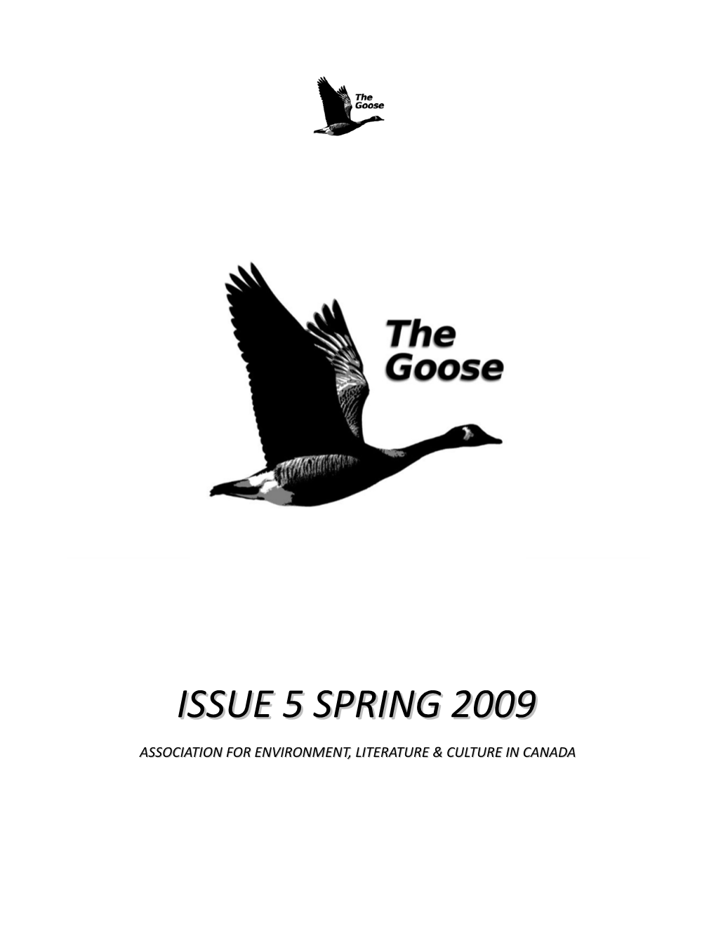 Issue 5 Spring 2009