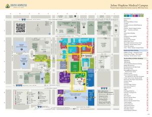 The Johns Hopkins Medical Campus Directions to the Johns Hopkins Medical Campus