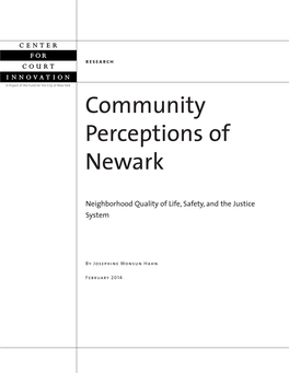 Community Perceptions of Newark