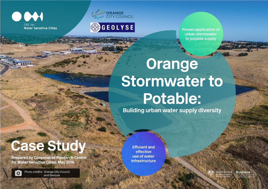 Orange Stormwater to Potable: Building Urban Water Supply Diversity