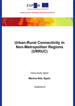 Urban-Rural Connectivity in Non-Metropolitan Regions (URRUC)