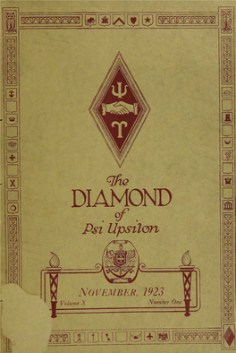 The Diamond of Psi Upsilon Nov 1923
