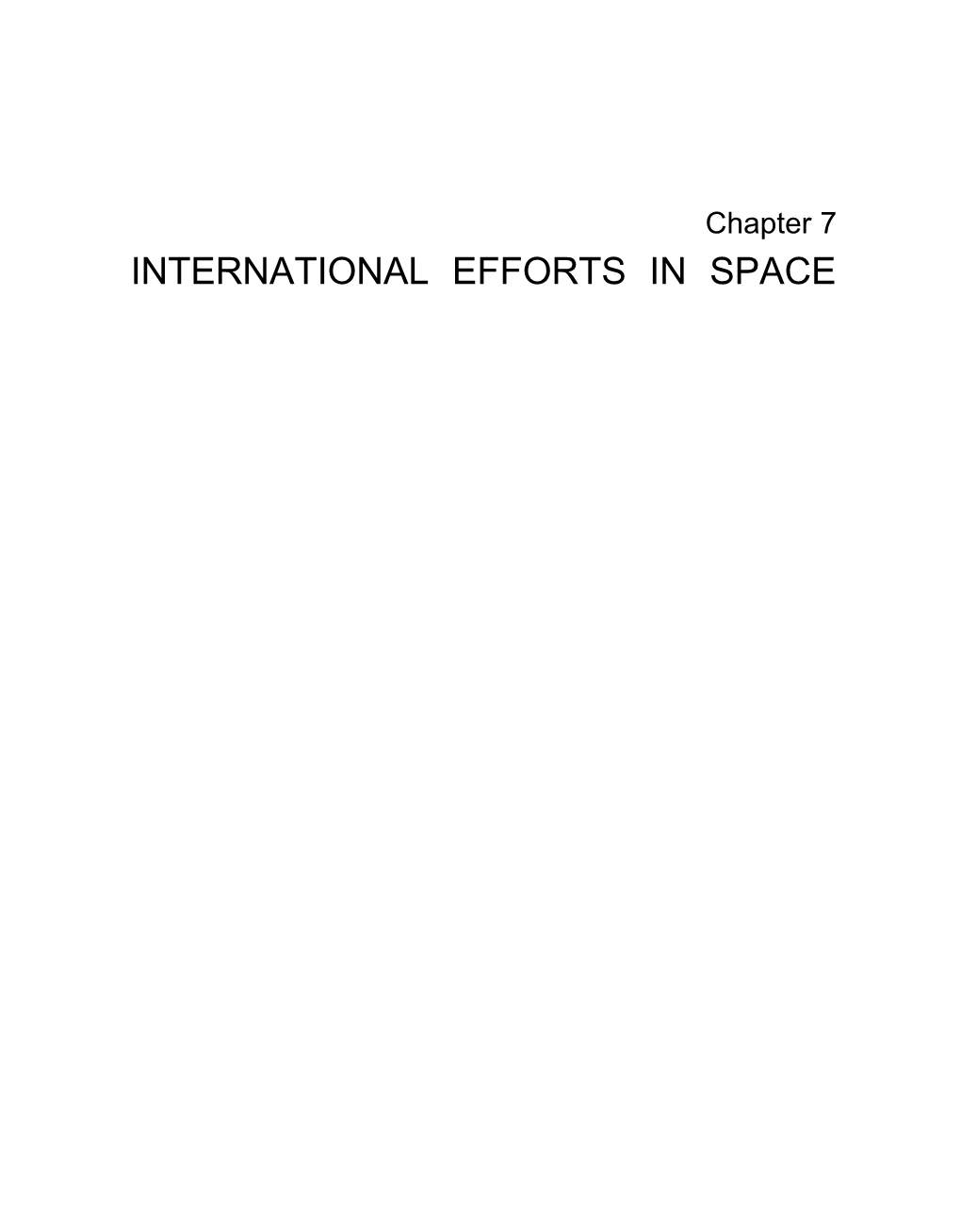 Civilian Space Policy and Applications .—————