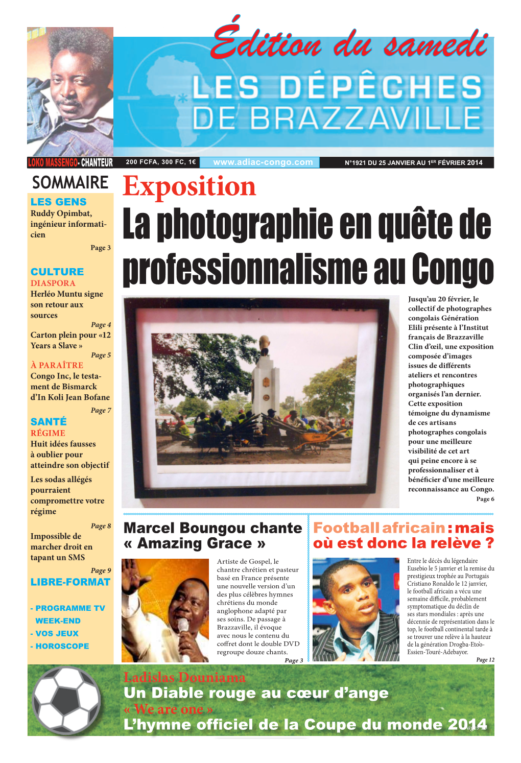 La Photographie En Quête De Professionnalisme Au Congo