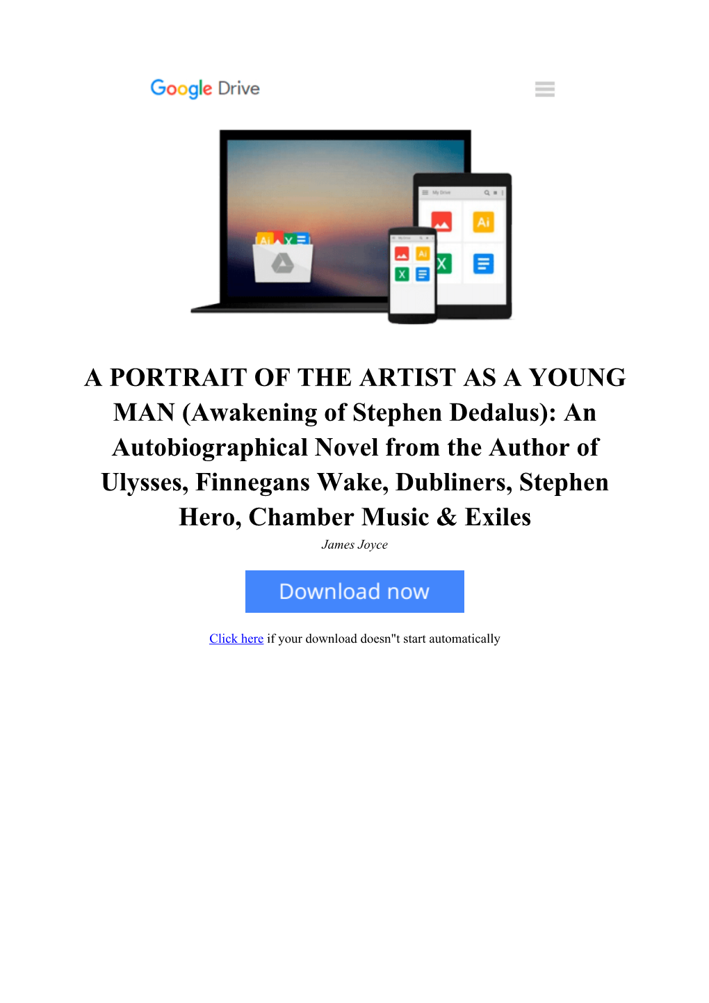[8Z7o]⋙ a Portrait of the Artist As a Young Man