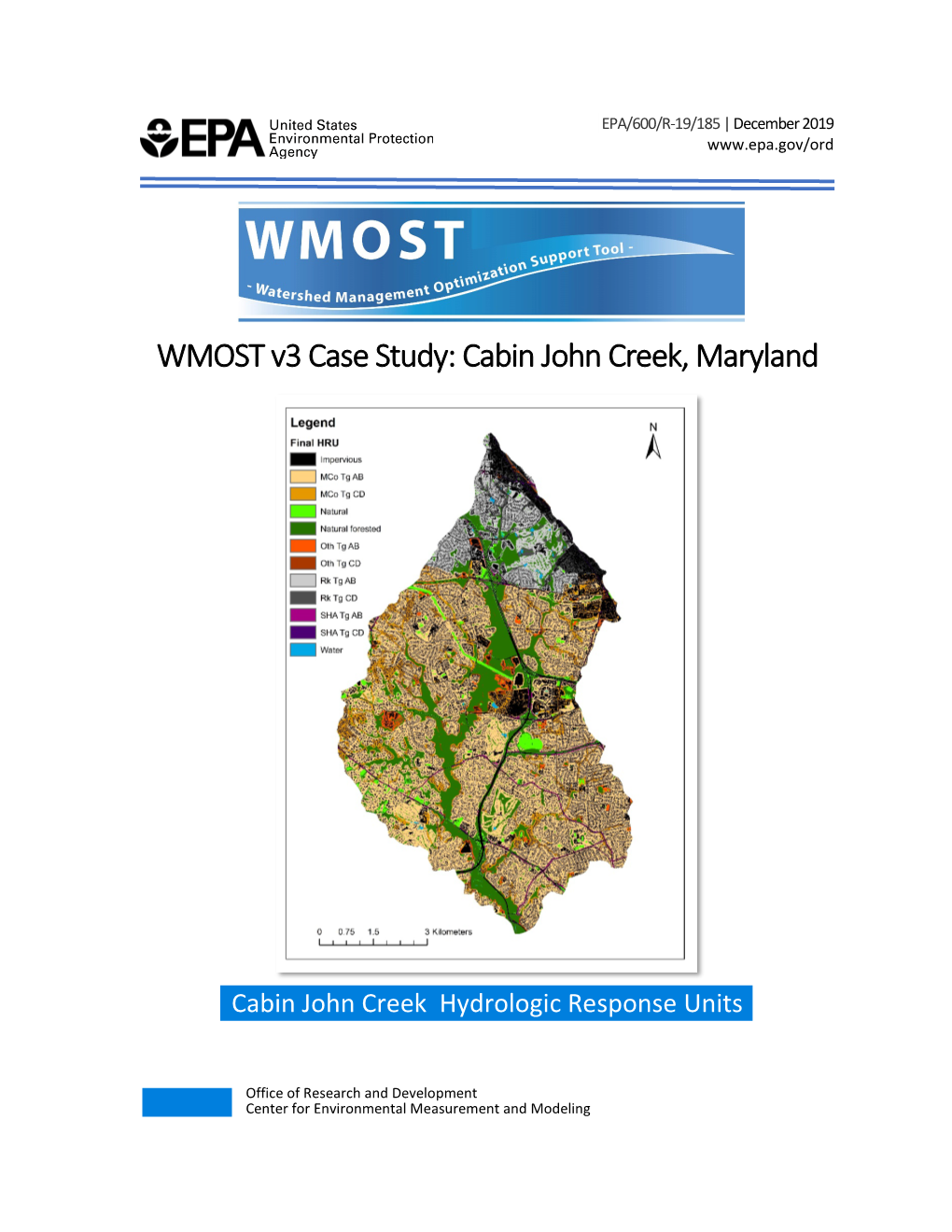 WMOST V3 Case Study: Cabin John Creek Maryland