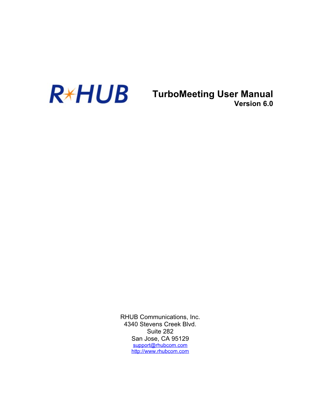 RHUB User Manual