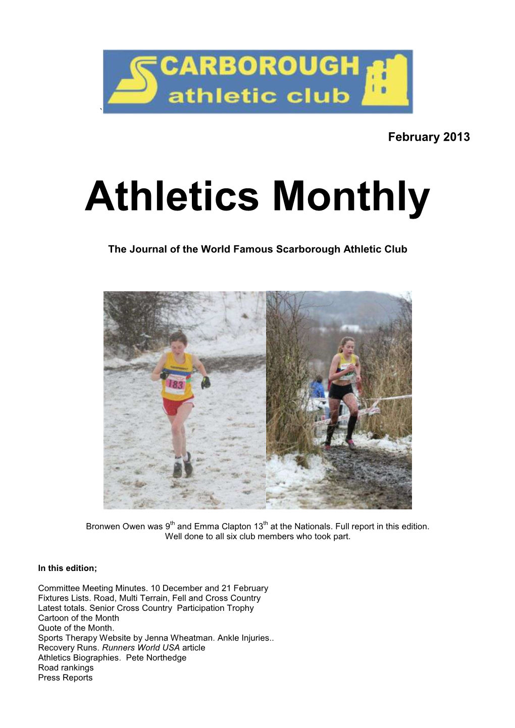 Athletics Monthly