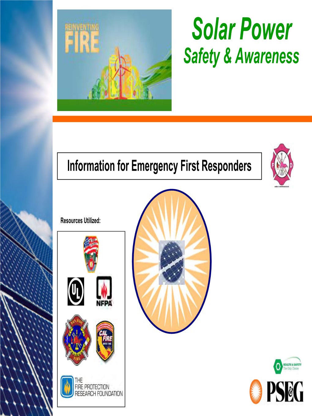 Solar Power Safety and Awareness