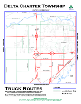 Delta Township Truck Route Ordinance