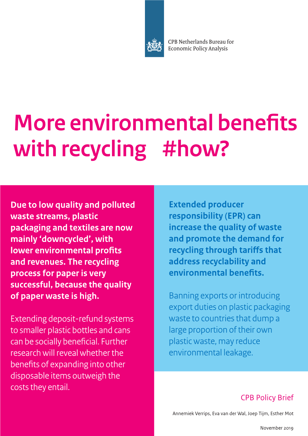More Environmental Benefits with Recycling #How?