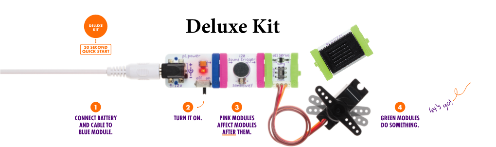 Littlebits Deluxe Kit Booklet