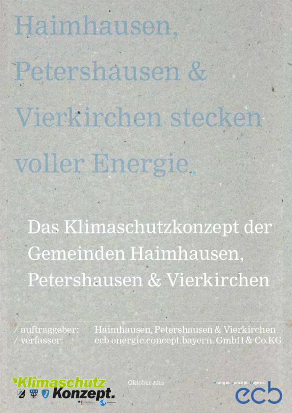 Klimaschutzkonzept Der Gemeinden