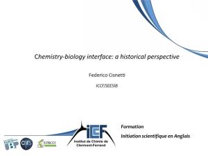 Chemistry-Biology Interface: a Historical Perspective