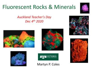 Fluorescent Rocks & Minerals