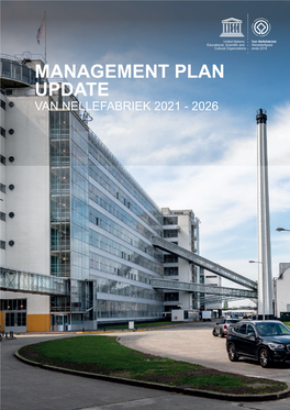 Management Plan Update Van Nellefabriek 2021 - 2026