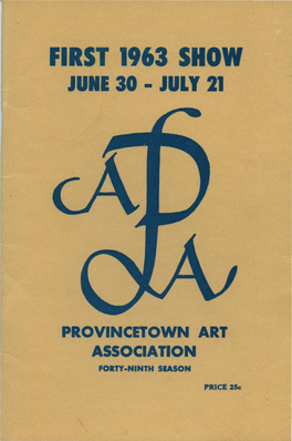 Provincetown Art Association Forty-Ninth Season