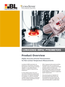 Lumasense Impac Pyrometers