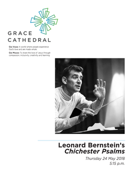 Leonard Bernstein's Chichester Psalms