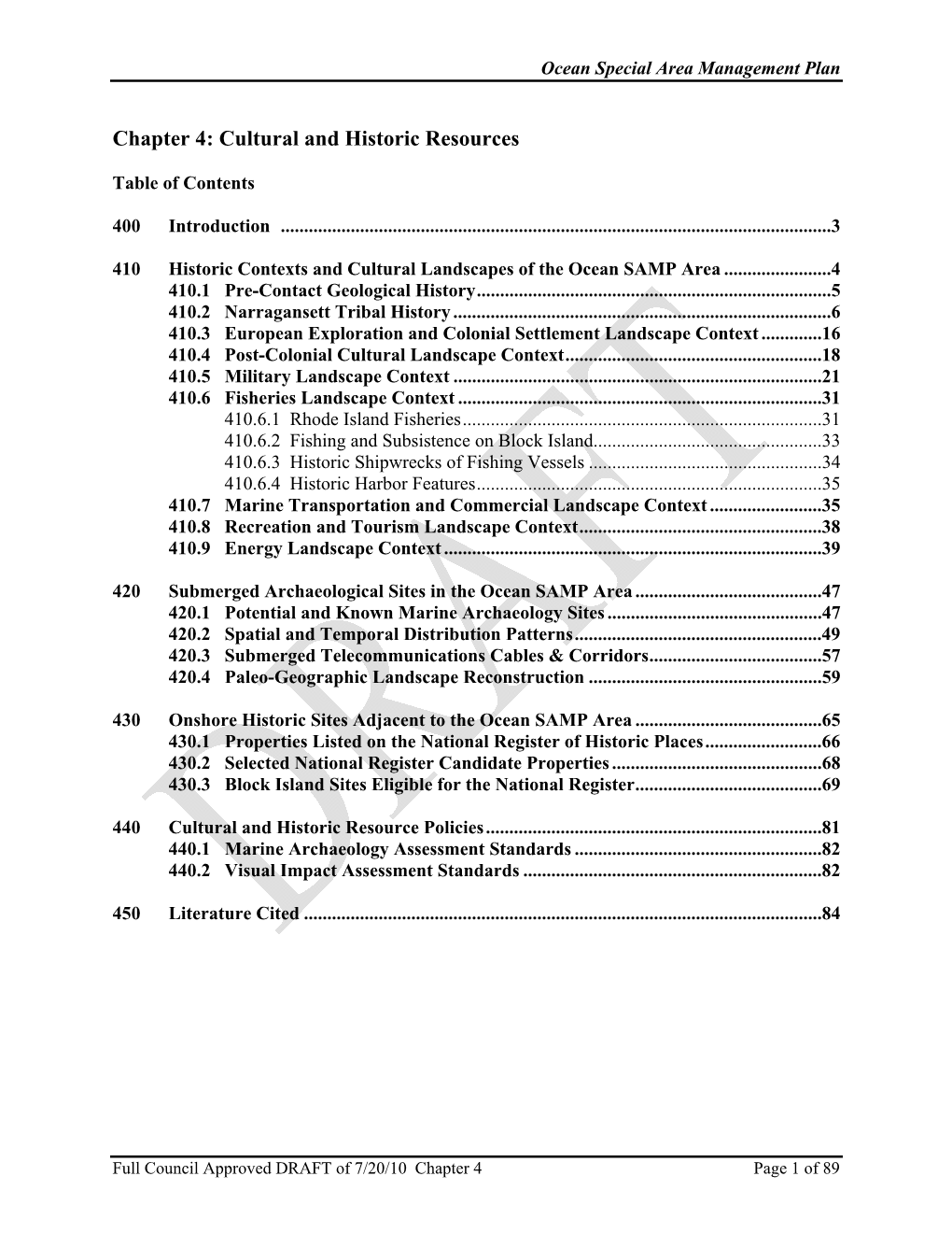 CRMC Approved Chapter with Revisions/Redline