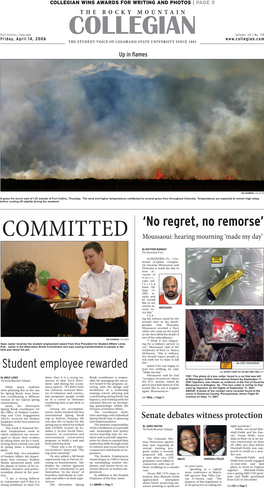 Collegian Wins Awards for Writing and Photos | Page 5 the Rocky Mountain