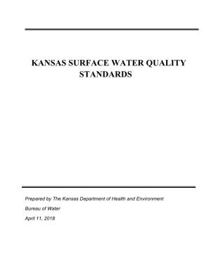 Kansas Surface Water Quality Standards