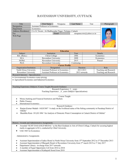Ms. Nirupama Tete