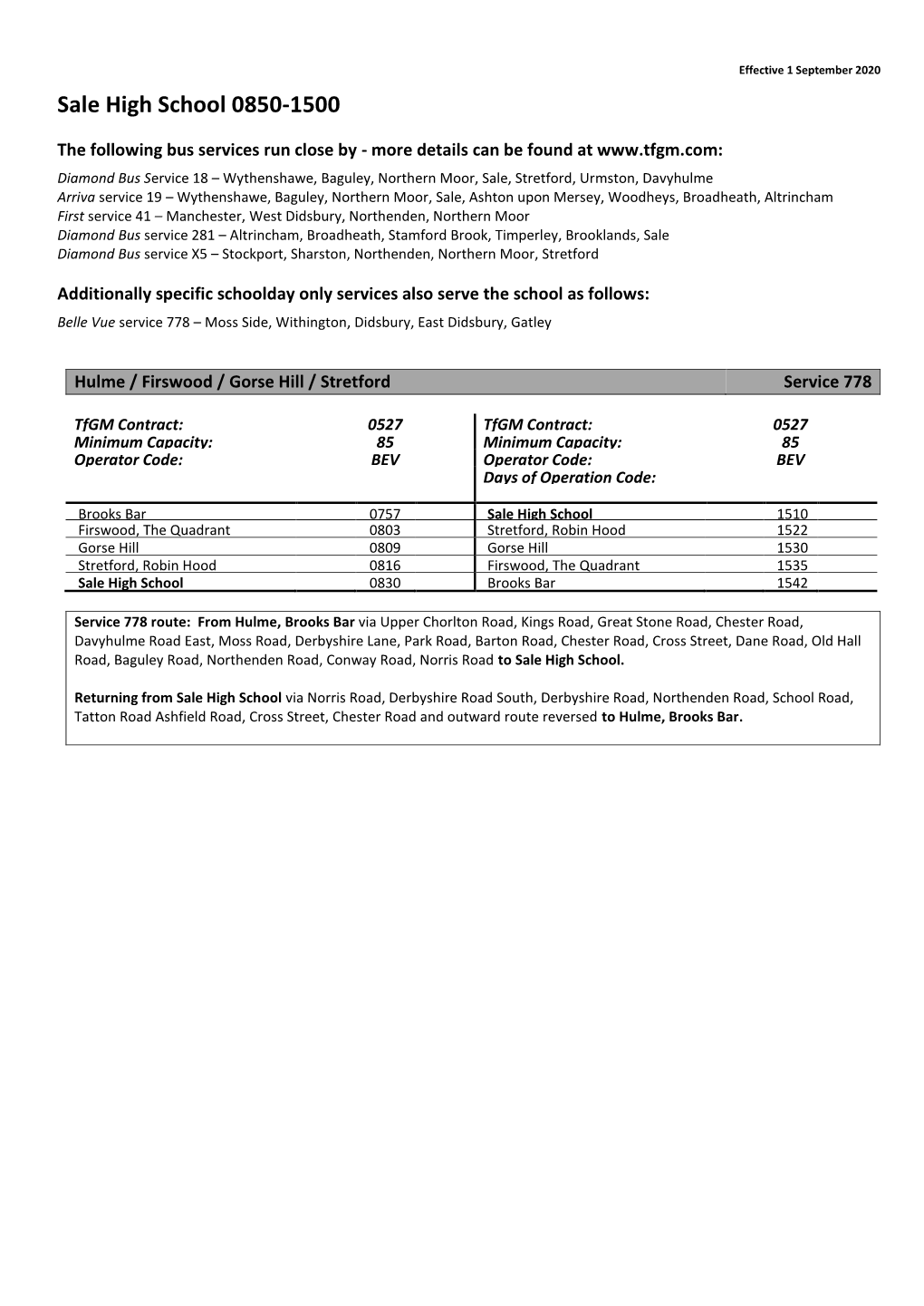 School Bus Services in Manchester