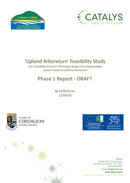 Feasibility Study Phase 1 Report