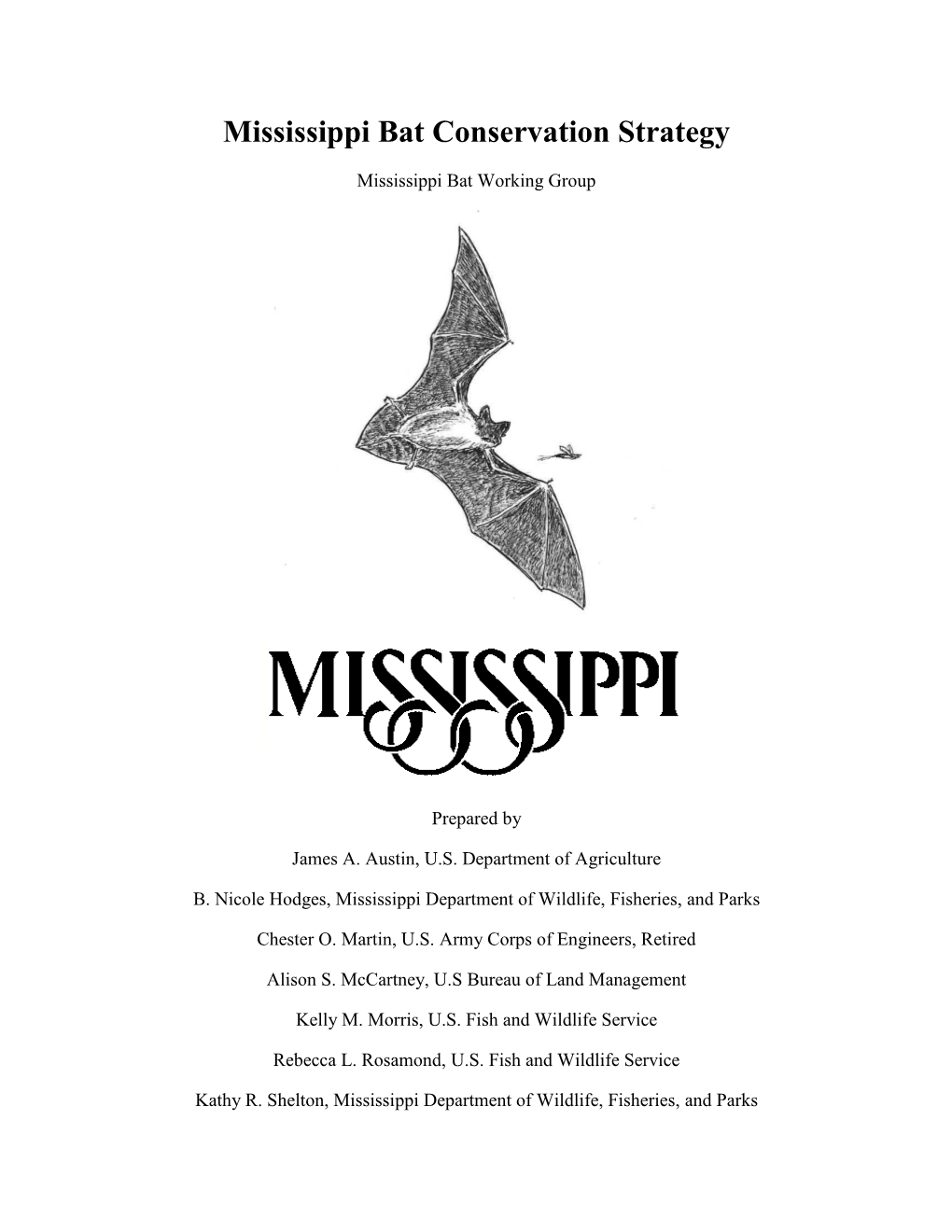 Mississippi Bat Conservation Strategy